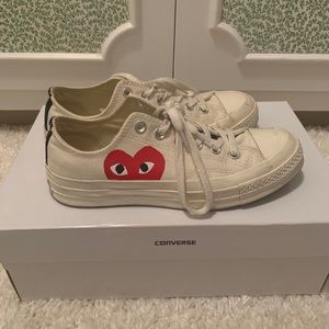 Commes Des Garcons (cdg) Low-Top Converse